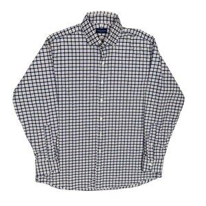 Proper Cloth Performance Dress Shirt Check Stretch Long Sleeve 41 16 Large